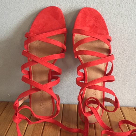 Madewell • Holly Lace Up Wrap Flat Sandal - Picture 3 of 7